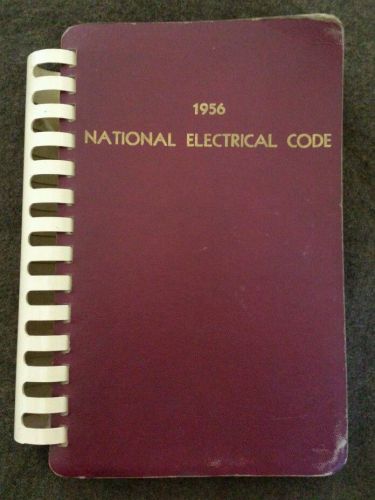 1956 National Electrical Code Book. Spiral Bound