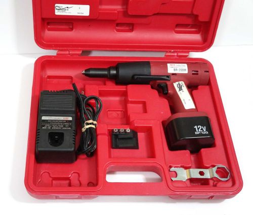 Lobster BR-200M Cordless Riveting Tool 12V w/ Case, Battery &amp; Charger