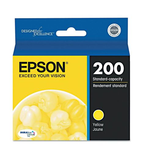 Epson T200420 DURABrite Ultra Ink Yellow Smudge Fade And Water Resistant