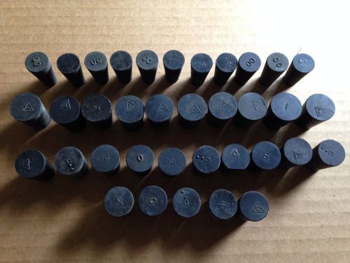 Size 00, 0, 1 Rubber Flask Stoppers Lot of 36