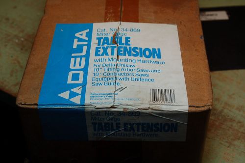 Delta 34-869 Table Extension for 10&#034; saws Unisaw Arbor Saws