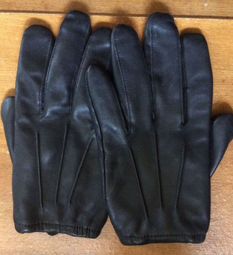 Pratt and Hart Men&#039;s Thin Unlined Police Search Duty Gloves