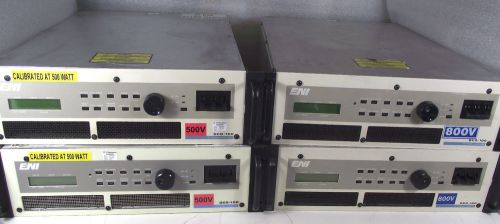 Lot of 4 each / ENI DCG-100 DC / DCG2D-A031100021I - 500v &amp; 800v models Wrnty