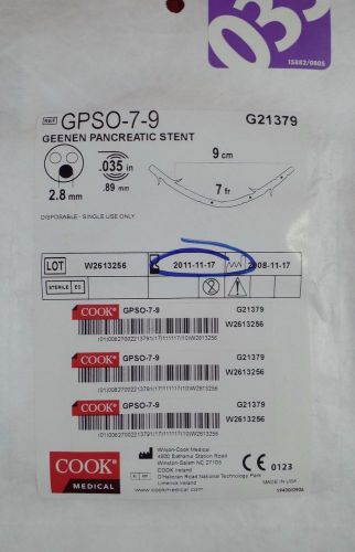 COOK G21379 Geenen Device GPSO-7-9 / 7Fr x 9cm