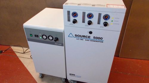 Parker balston lcms-5000na trigas generator mass spectrometer air compressor lab for sale