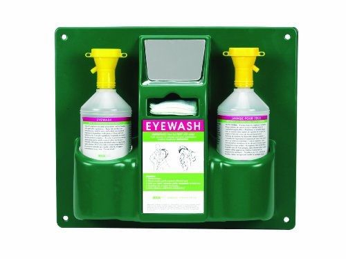Heathrow scientific hd1020b personal eyewash station with two 32 ounces bottle, for sale