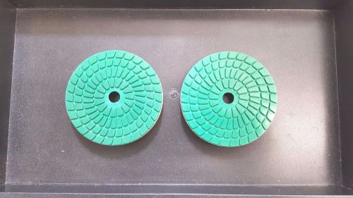 Snail Lock Type Diamond Polishing Discs, 50 Grit, 2 pcs.