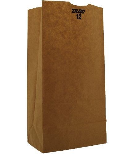 Duro grocery bag, kraft paper, 12 lb capacity, 7-1/16&#034;x4-1/2&#034;x13-3/4&#034; 500 ct, for sale