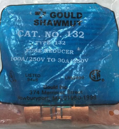 Gould-Shawmut CAT NO.132 Fuse Reducer 100A/250V To 30A/250V