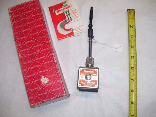 Starrett No. 657 Magnetic Base, Dial Indicator Holder with Storage box, USA