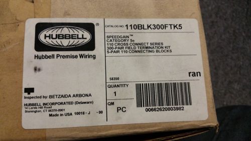 110BLK300FTK5 - Hubbell Field Termination Kit