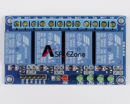 5v 4-channel relay module low level triger relay shield for arduino for sale
