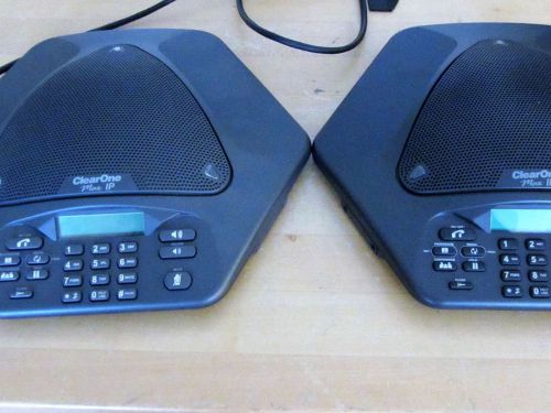 Lot of 2: Clear One MAX Wireless Conf Phone 860-158-330