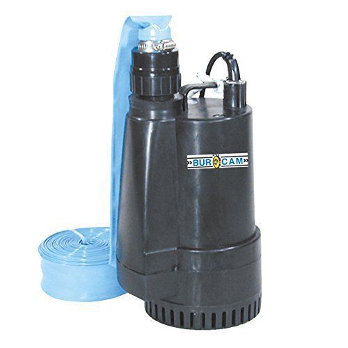 Burcam submersible utility pump pool fountain 1/2 hp 115v 300509p for sale