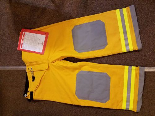 Lakeland Yellow Nomex OSX Attack Pants NFPA 1971 size 58-30 Fire Pants