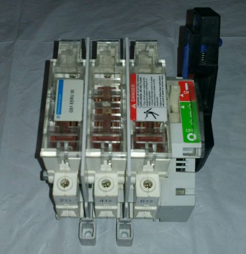 Telemechanique General Purpose Switch GS1 EERU 30 ... 30A 600V 3 Phase