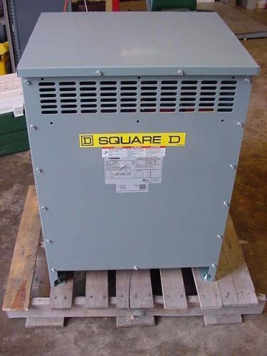 New square d 45 kva 3 p transformer 208d pri 208y/120 cat #ex45t3hcu copper for sale