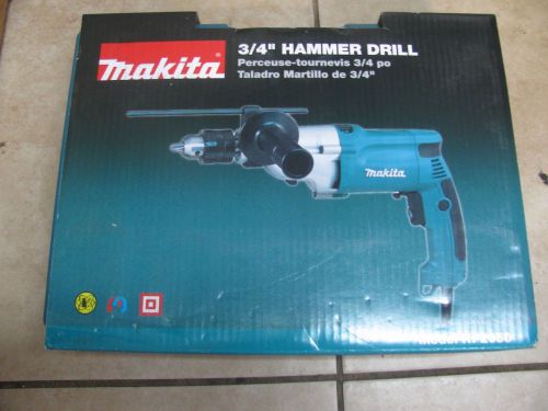 Makita 3/4&#034; Hammer Drill with Case HP2050 New