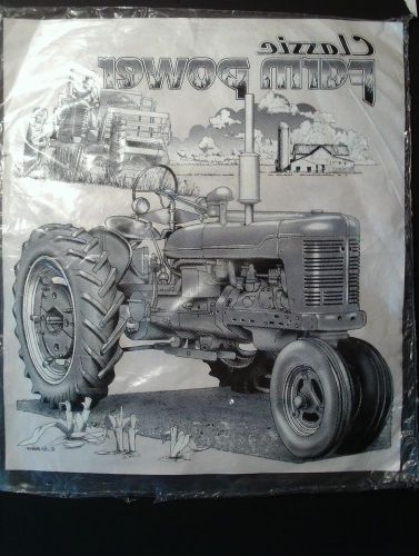 Classic Farm Power Tractor Heat Transfer Decal 34042 T4-0319