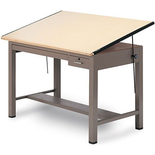 DRAFTING TABLE Architect Drawing Desk Furniture Metal Steel Base Draftsman NEW