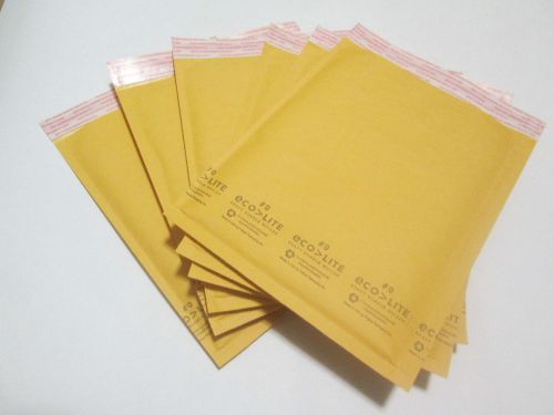 Lot of 10 Kraft Bubble Padded Envelopes Mailers 100% Recycled, 6x9, Self-Seal