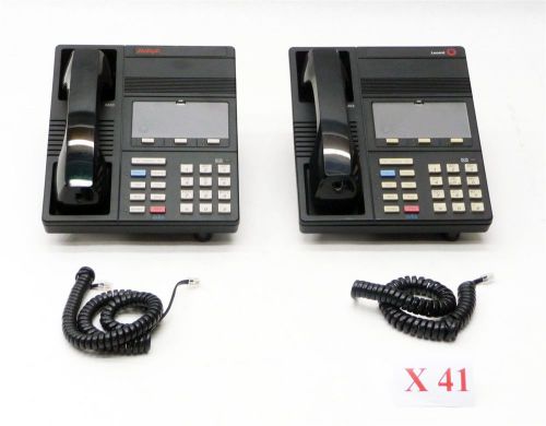 LOT OF 42 LUCENT AVAYA 8403 8403D02A-003 BUSINESS OFFICE SPEAKER PHONES W/STAND