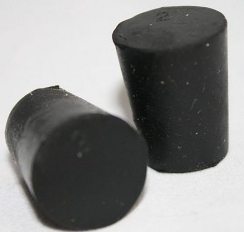 Rubber stoppers: solid: per pound: size 2 (~45 per lb.) for sale
