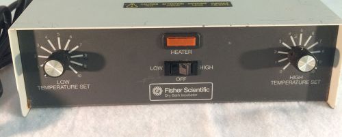Fisher Scientific Dry Bath Incubator 11-718-4 with (3) 10mm Blocks