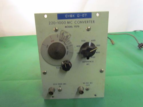 Vintage 220-1000 MC Converter