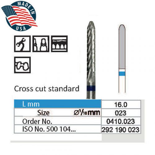 Wilson USA Tungsten Carbide Cutter HP Drill Bit Dental Lab Nail Salon Undernail