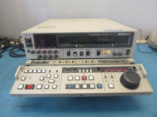 Sony BVW-75 Video Cassette Recorder Player Betacam SP Editing System Power Test!