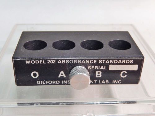 Gilford Model 202 Calibration Optical Density Absorbance Standards