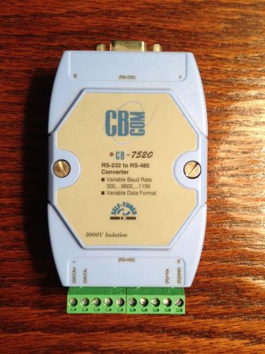 CB-7520 Isolated RS-232 to RS-485 converter for use with CB-COM series