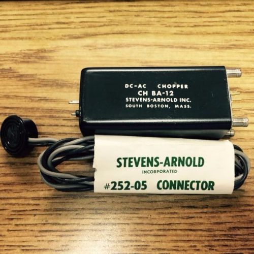 STEVENS-ARNOLD DC -AC Chopper Type CH BA-12 with 252-05 Connector