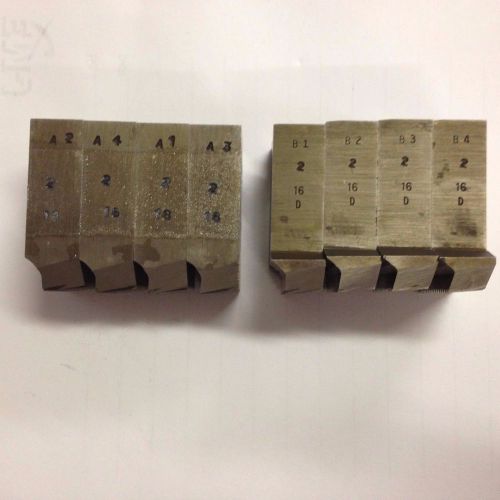 GEOMETRIC CHASERS FOR THE 2-1/4 C HEAD, LOT OF 2,  2.00&#034;-16, 2.00&#034;-18