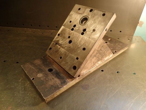 6&#034; Wide 45 Degree Mill Set Up Fixture Angle Block
