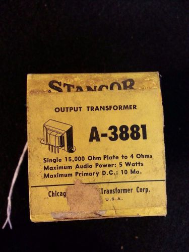 Stancor TA-61 Driver Transformer Transistor Vintage Stancor Electronics &#034;B&#034;