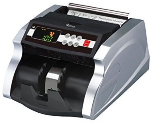 Money Bill Counter Counting Machine Counterfeit UV /MG Cash Bank Bill Equipment