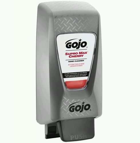 GOJO 7282-D2 Supro Max Hand Cleaner and Dispenser Starter Kit Cherry Fragrance