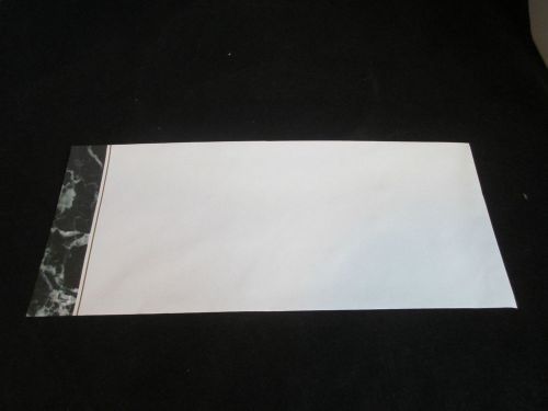 4 1/8&#034; x 9 1/2&#034; #10 Standard Business Envelopes - Marble Design  - 50/Pack