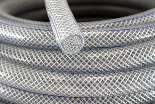 Watts braided vinyl tubing 1-3/8&#034; od x 1&#034; id 3/16&#034; thick, sold &#034;by the foot&#034; for sale