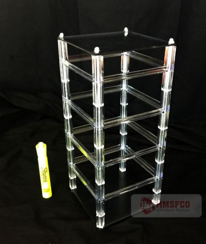 Rotating acrylic countertop earring display stand, 3101-1 - new for sale