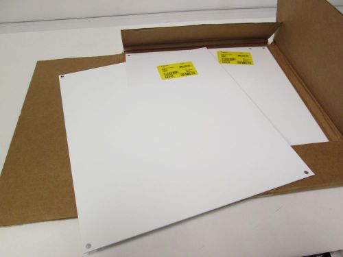 Lot of 3 New Hoffman A16P14 Sub Panels for 16&#034;x14&#034; Enclosures Steel White