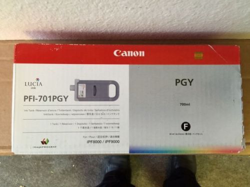Canon Photogray PFI701PGY 700ml- expired date IPF8000, IPF9000