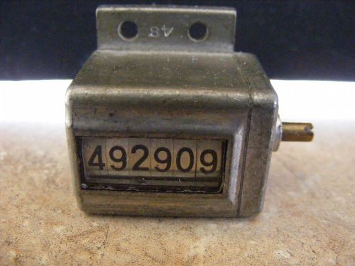 Antique Pre-1928  Veeder 6 Digit Counter Odometer Pat. 1895 &amp; 1911