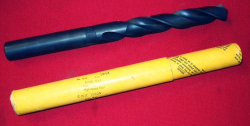 Nos morse 1314 10609 59/64&#034; taper length drill bit hss usa made 10.75&#034; oal for sale