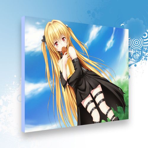 Wall Art,HD,To Love-Ru Golden Darkness Long Hair,Banner,Anime,Canvas Print,Decal