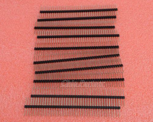 10pcs 40pin 1*40 2.54mm 20mm long header pin male breakable pin header for sale