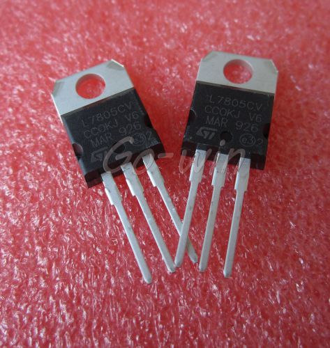 50Pcs L7805 7805 TO-220 ST Voltage Regulator 5V IC NEW HIGH QUALITY T26