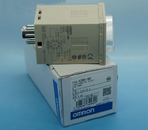 Omron Timer H3BH-N8 220VAC Power OFF Delay New In Box